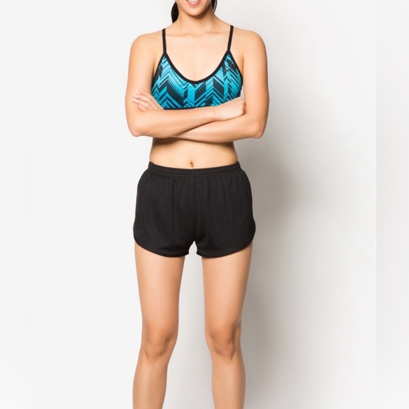 Nike Pro Indy Freeze Frame Sports Bra Geometric athletic Sports Bra Sz-M. AA8 - Picture 12 of 12